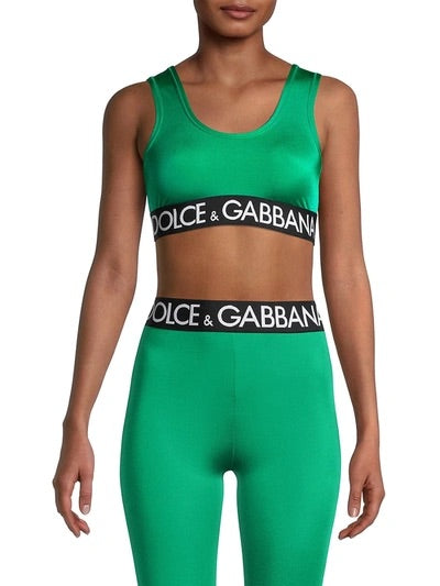 Dolce & Gabbana Logo Trim Sports Bra Size 2 – Thee Hivee
